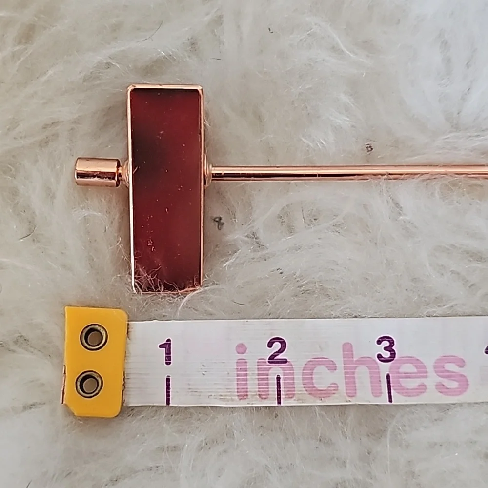 15 metal hangers pants belts ties organizer 12 rose gold with clips